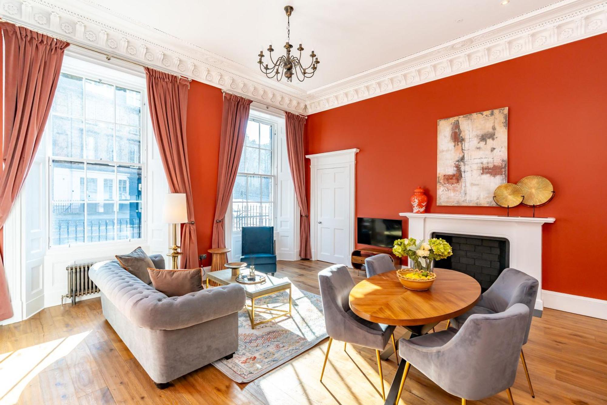 Dragon Suites Luxury Apartments At 9 Albyn Place Edimburgo Exterior foto