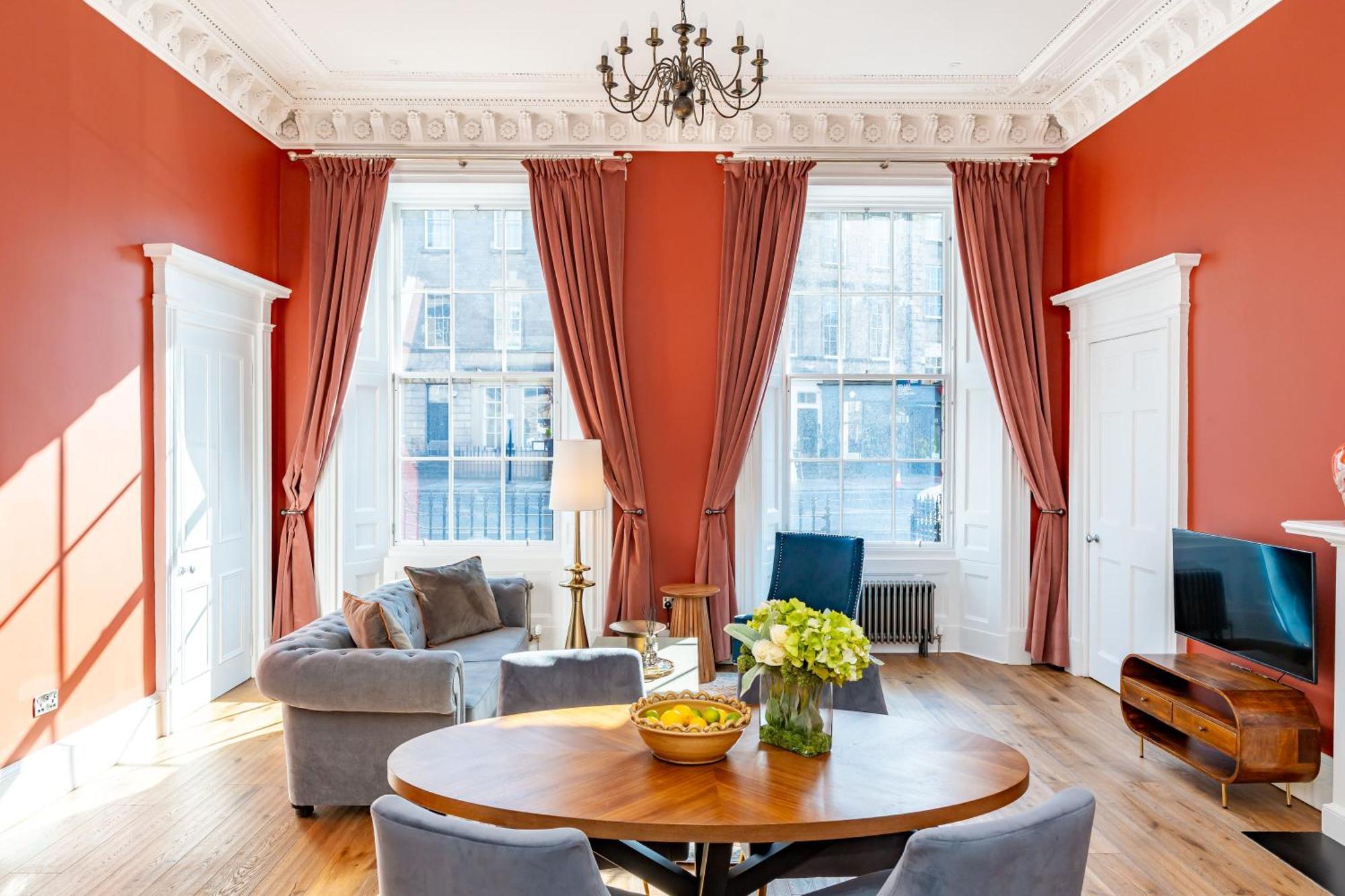 Dragon Suites Luxury Apartments At 9 Albyn Place Edimburgo Exterior foto