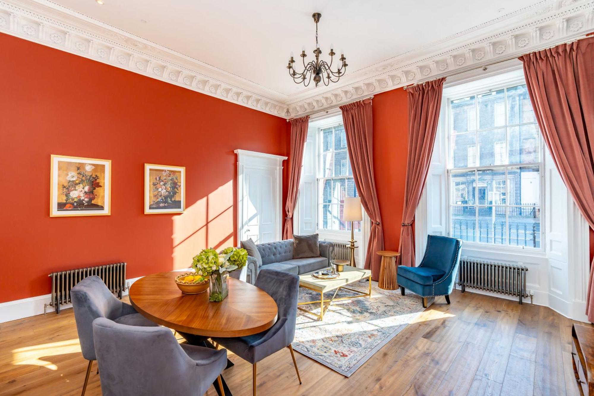Dragon Suites Luxury Apartments At 9 Albyn Place Edimburgo Exterior foto