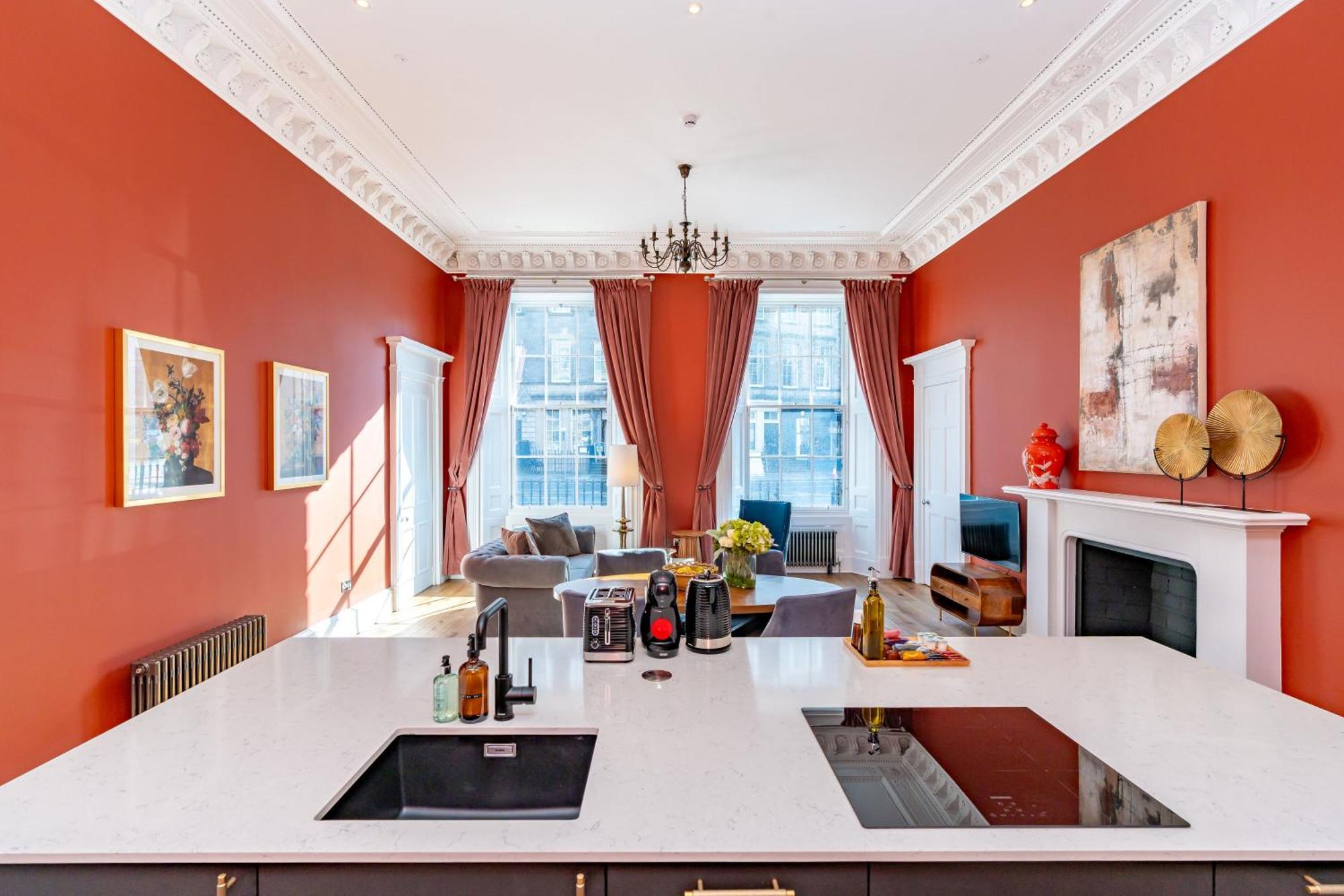 Dragon Suites Luxury Apartments At 9 Albyn Place Edimburgo Exterior foto